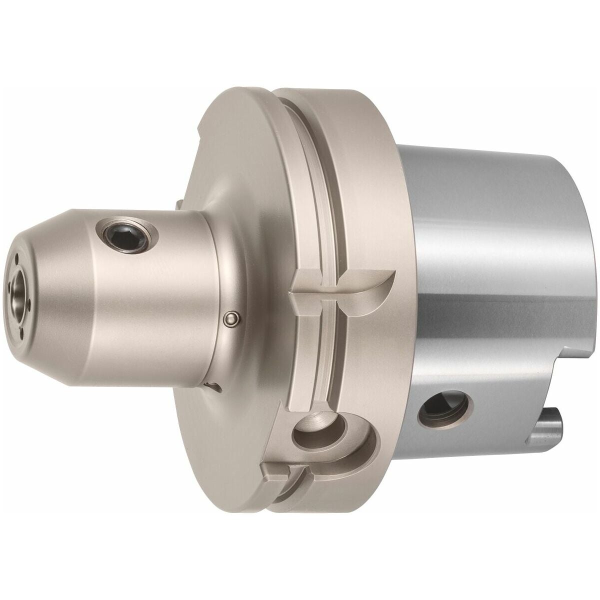 Weldonhållare med kylkanalhål, förnicklad HSK-A100 kort