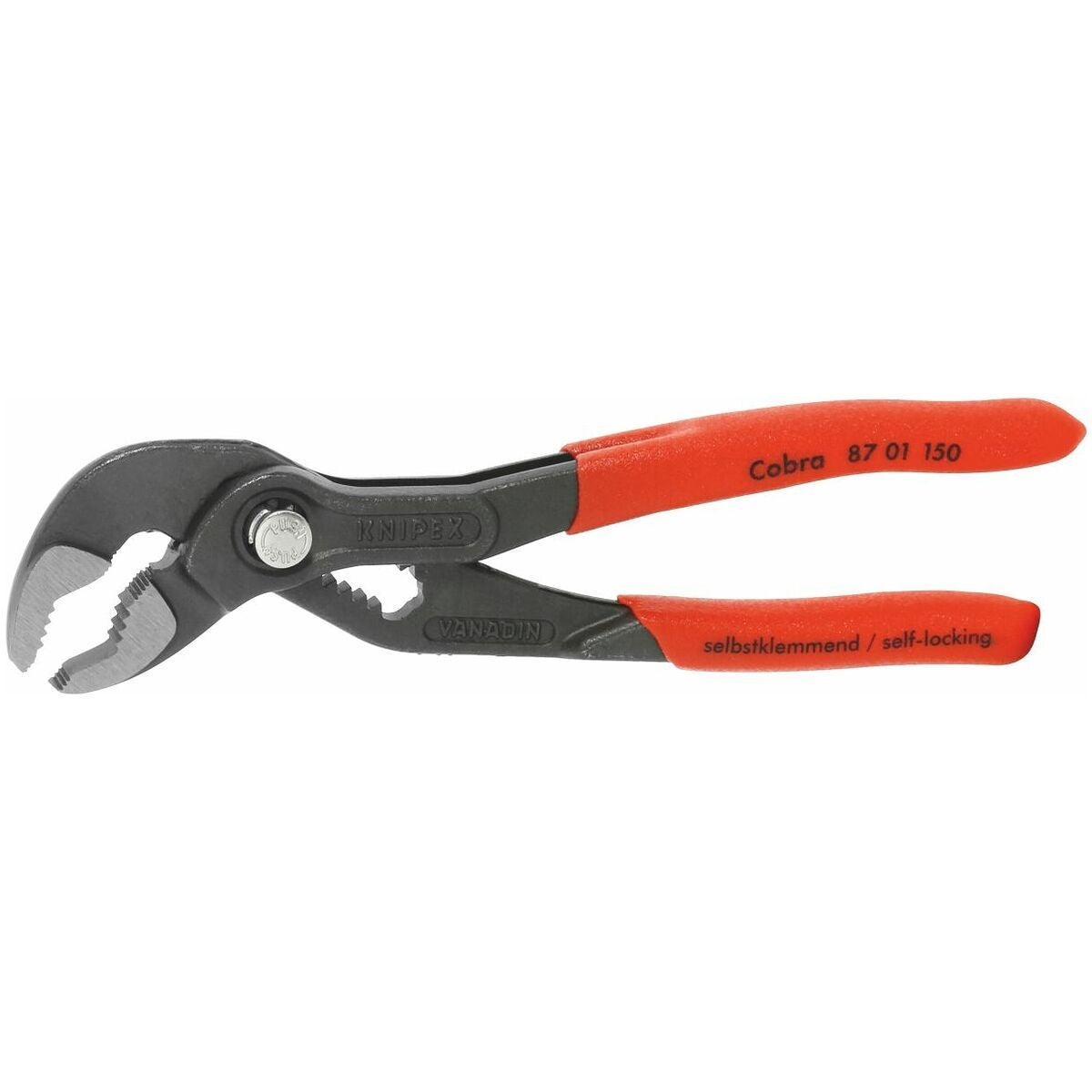 Polygriptång Cobra® keramiskt svärtad 150 mm