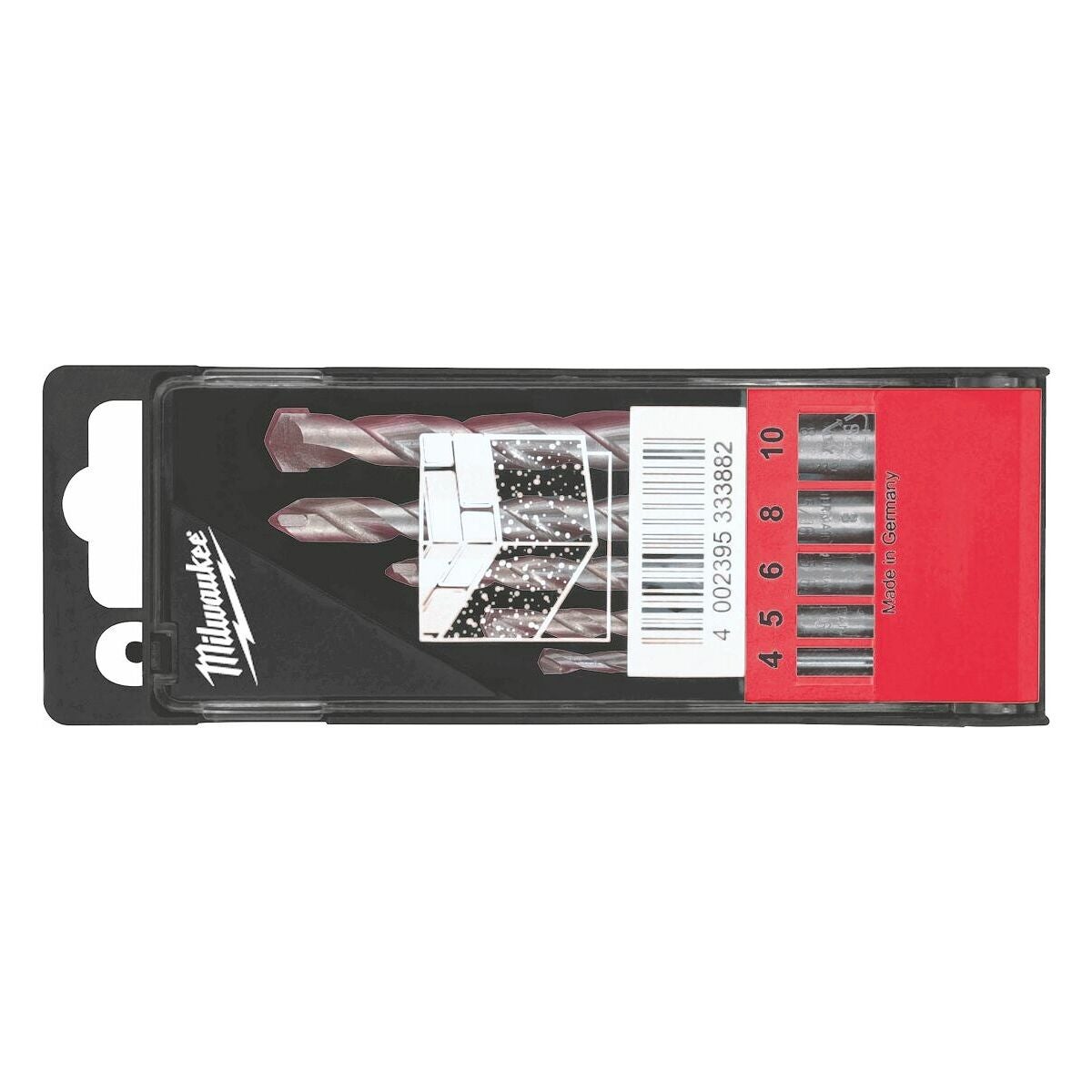 Sats med betongborr av hårdmetall 8