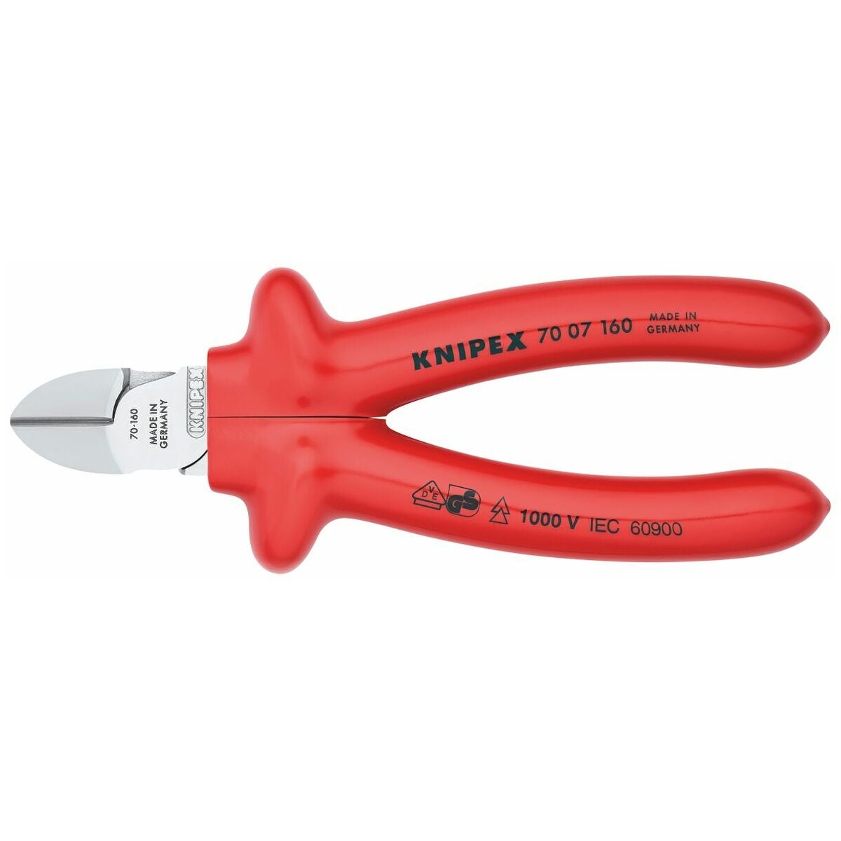 Sidavbitare, förkromad VDE-isolerad