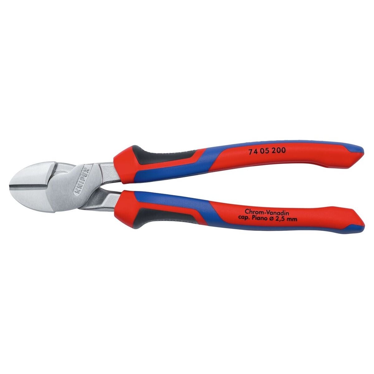 Kraftsidavbitare, förkromad, med grepphylsor