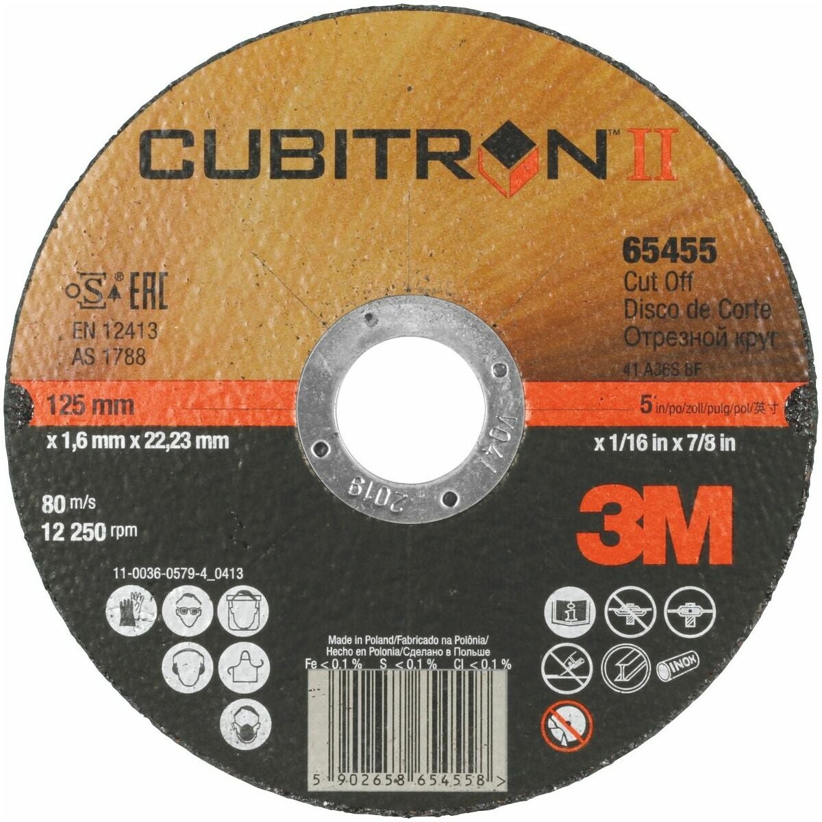 Kapskiva CUBITRON™ II SMAL 125 mm