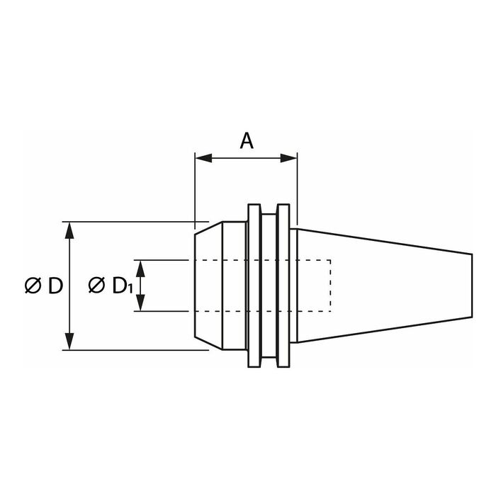 Weldonhållare Form AD 16 mm