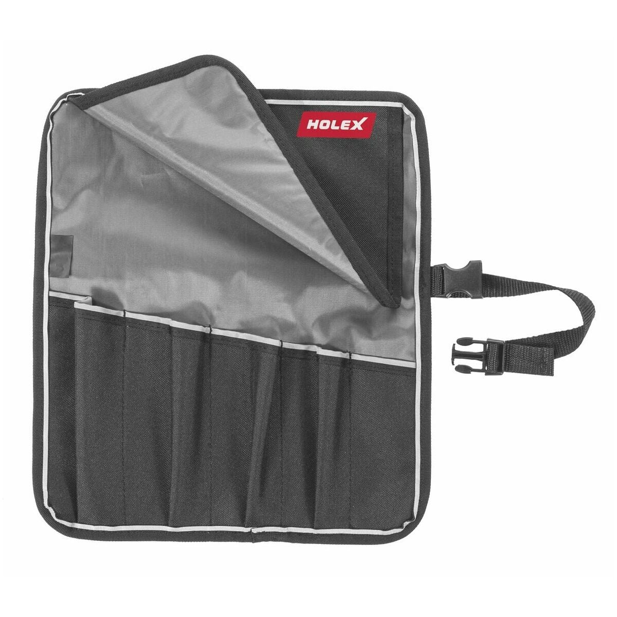 Verktygsrullväska av textil med instickslås