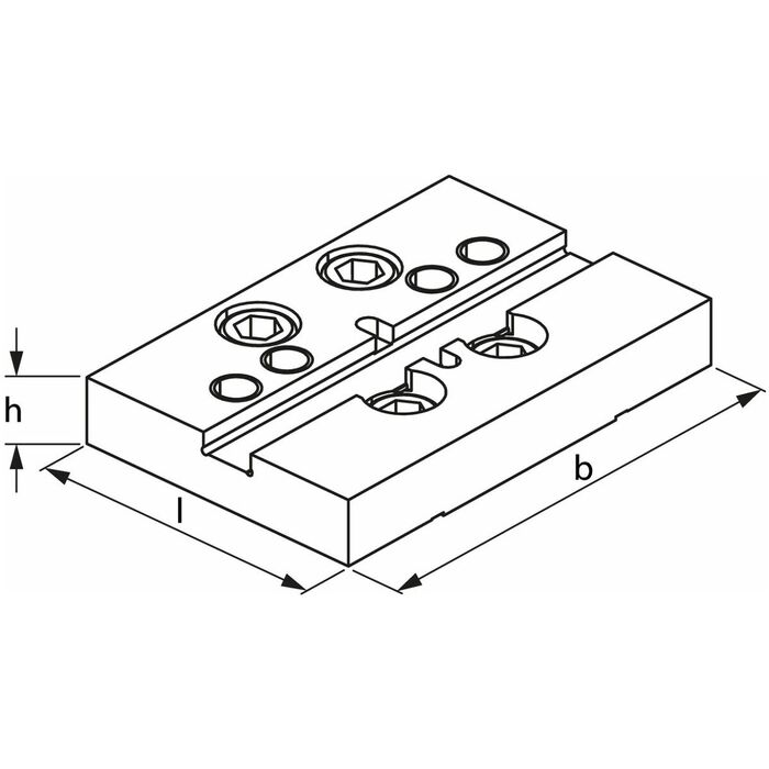 Adapterplatta för XPENT-överback Mobil 125 mm