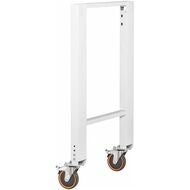 Stödben med svängbara hjul