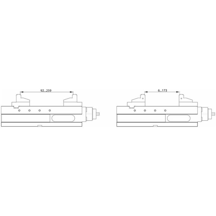 Adapterplatta för XTRIC-överback fix 125 mm