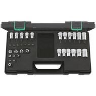 Hylsnyckelsortiment för Torx® 1/4; 3/8; 1/2 tum fyrkant 34 delar