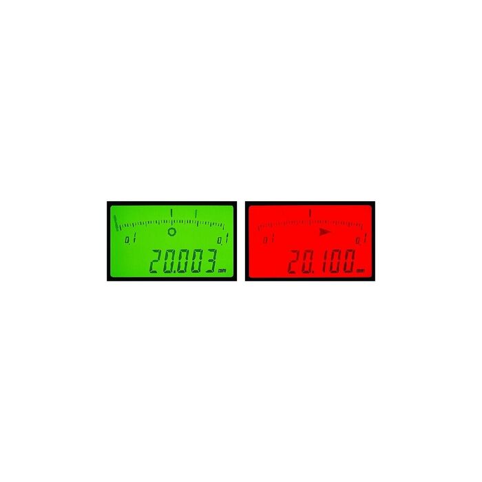 Digitalt/analogt mätur Avläsning 0,001 mm 25 mm