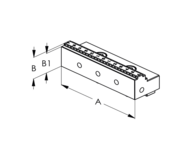 Fast vändback, grepp 3 mm SGA 160