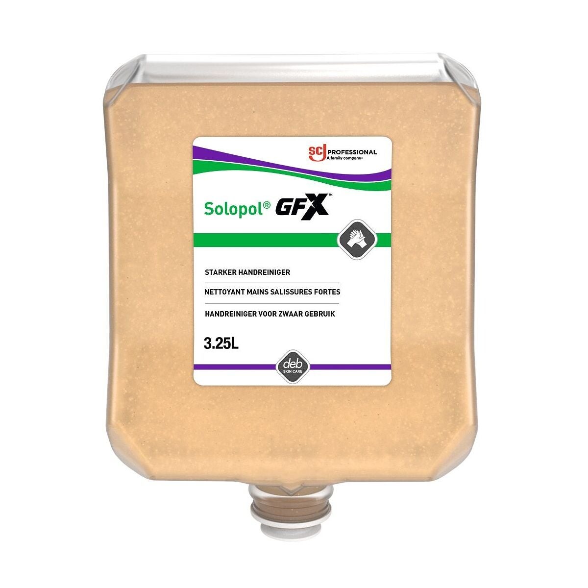 Kraftfullt hudrengöringsskum Solopol® GFX™