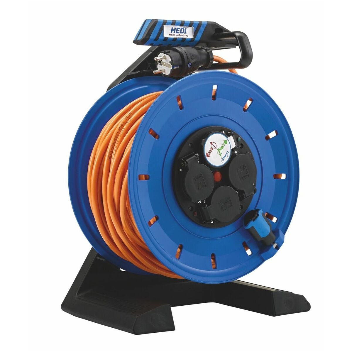 Kabeltrumma helt av plast