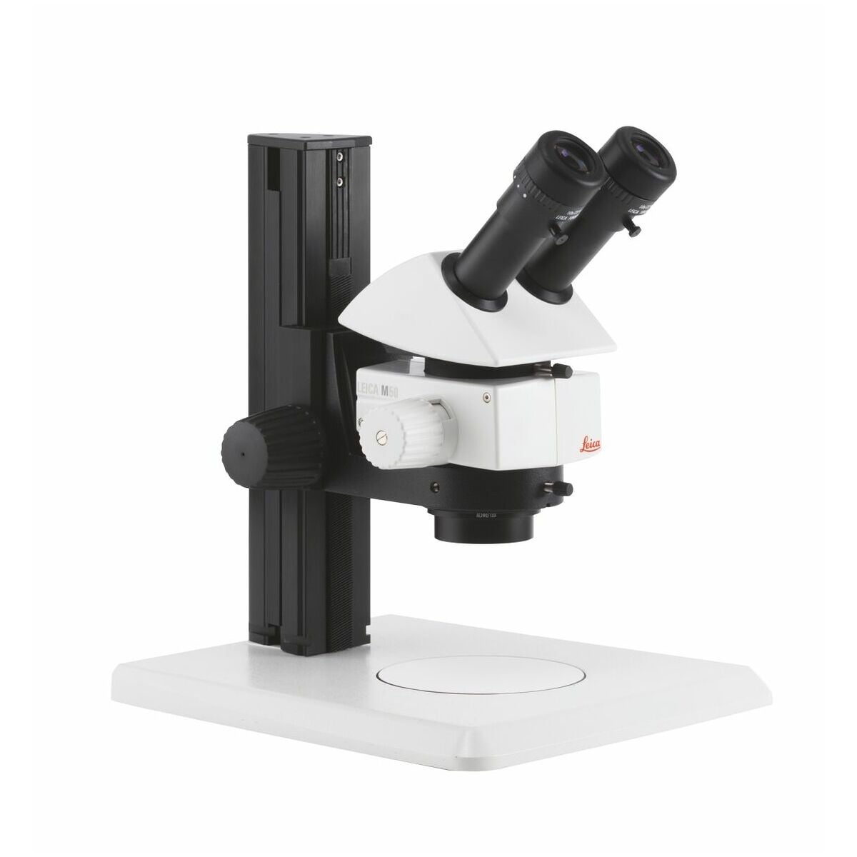 Stereomikroskop med belyst bottenplatta, utan belysning