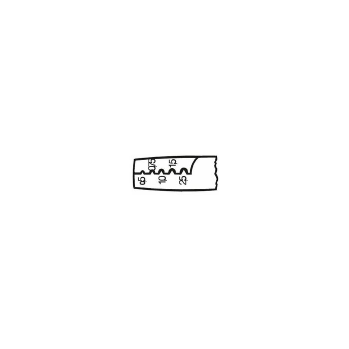 Presstång för ändhylsor VDE-isolerad 2,5 mm<sup>2</sup>