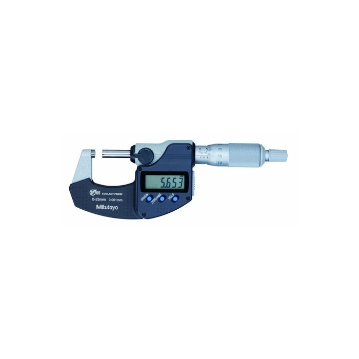 Digital bygelmikrometer IP65 0-25 mm