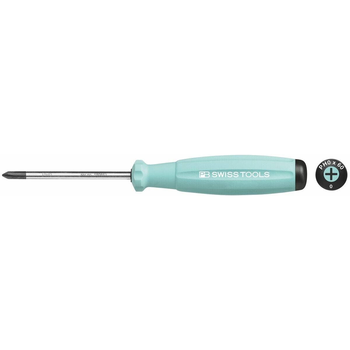 Skruvdragare för Phillips, med 2K-SwissGrip-handtag 0