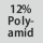 Tygsammansättning: 12 % polyamid