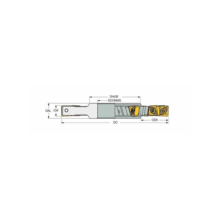 HELISLOT skivfräsar utan fläns 80/10 mm