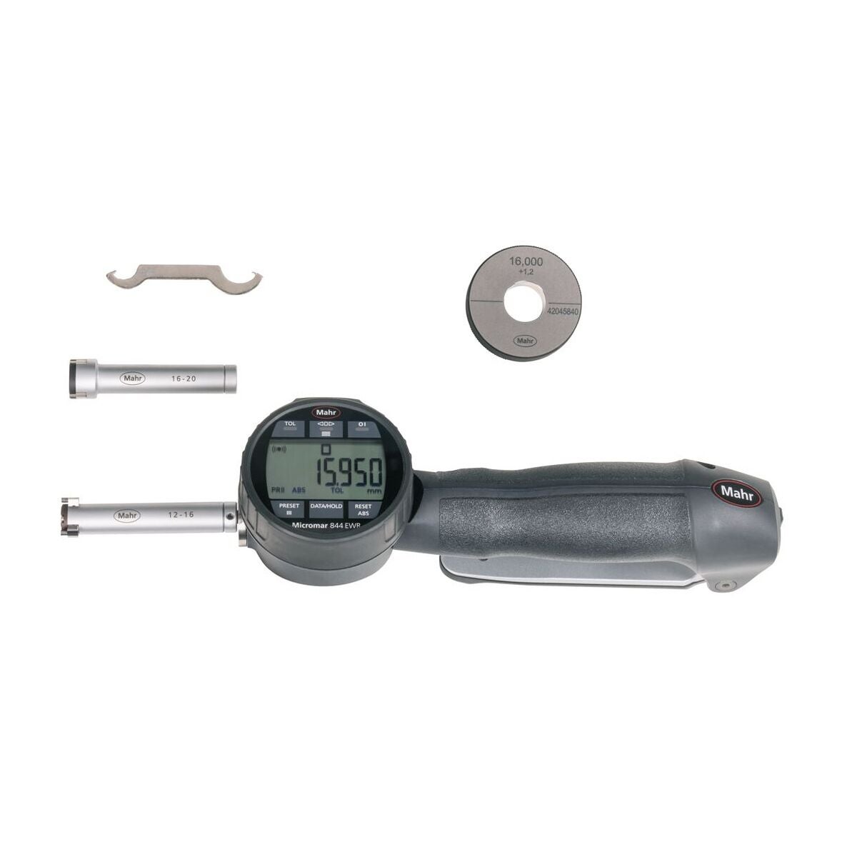 Sats med digitala invändiga snabbmätare med datautmatning och i-wi