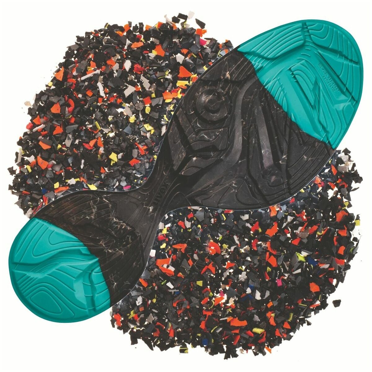 Halvsko grön/svart uvex 1 G2 planet, S1P 35