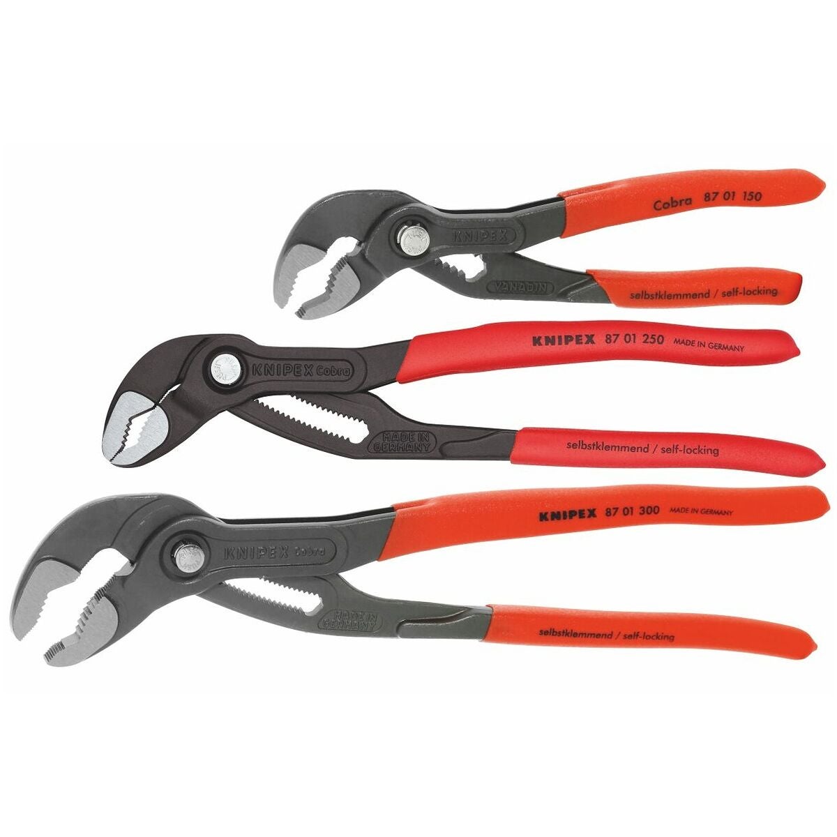 Sats med polygriptänger