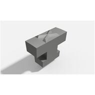 Tecken-segment Typhöjd 3 mm X
