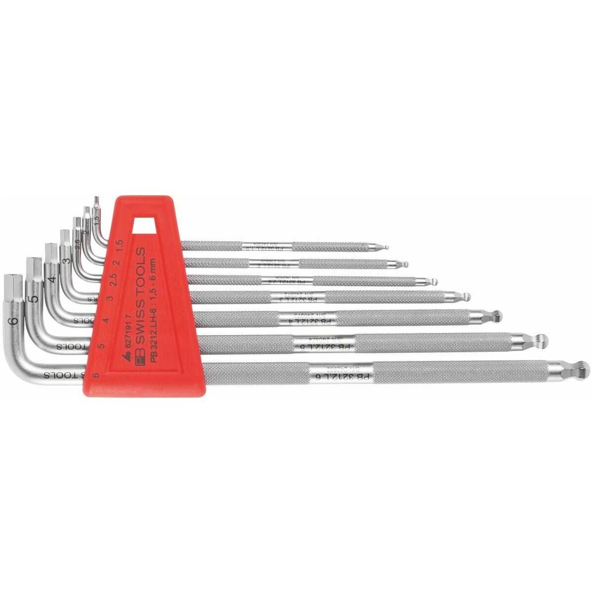 Insexnyckelsats, lång med lettring