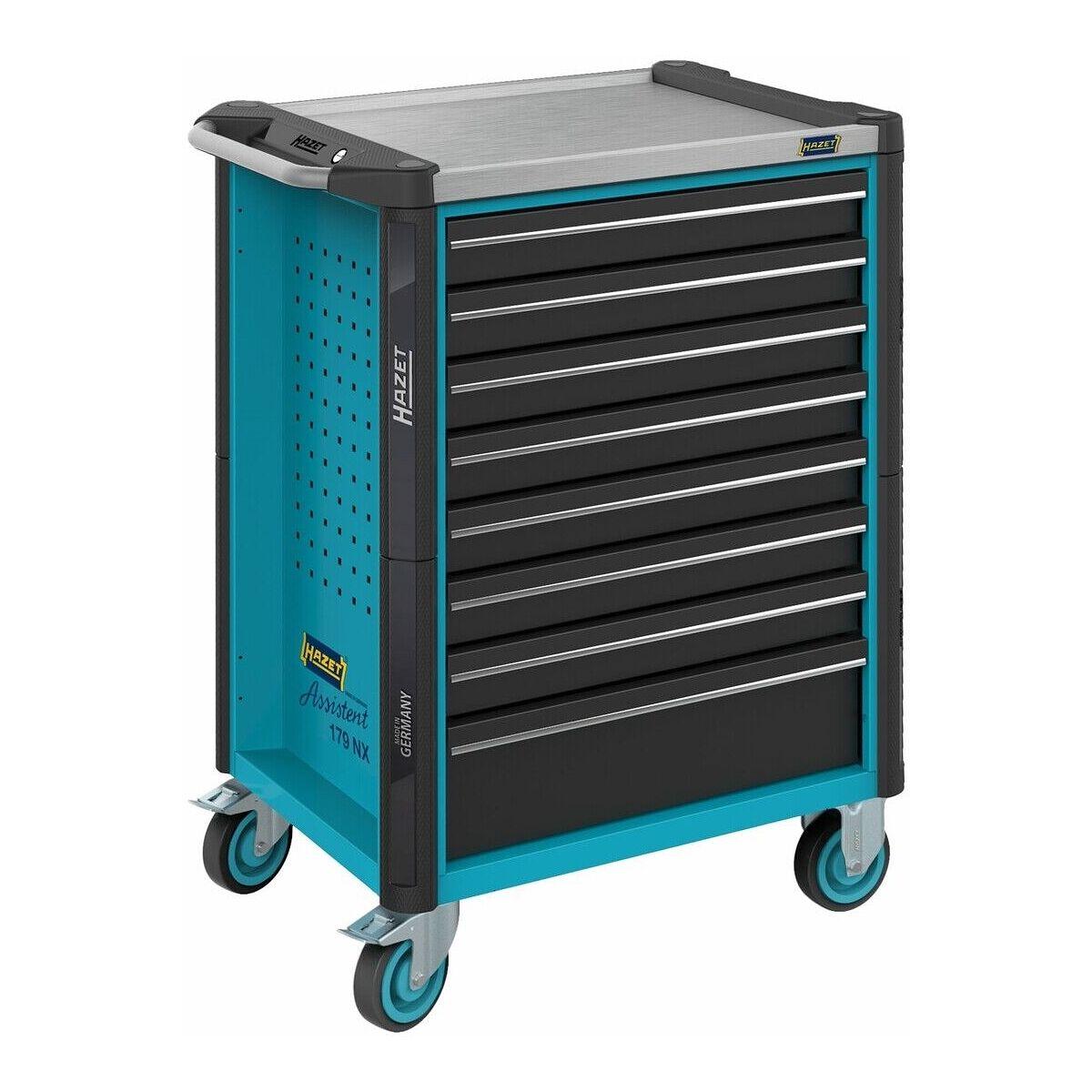 Verkstadsvagn Assistent 179N med rostfri arbetsskiva 179N-8