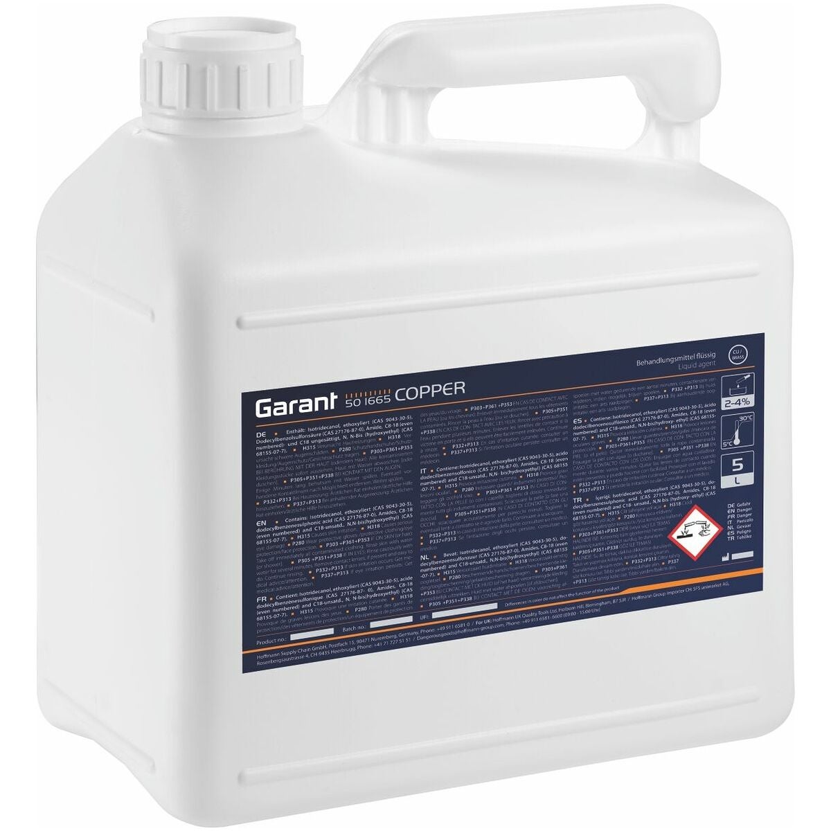 Behandlingsmedel flytande 5 liter Koppar, mässing COPPER/2