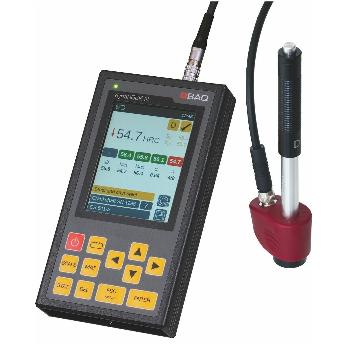 Digital studshårdhetsprovare dynaRock II (Leeb)