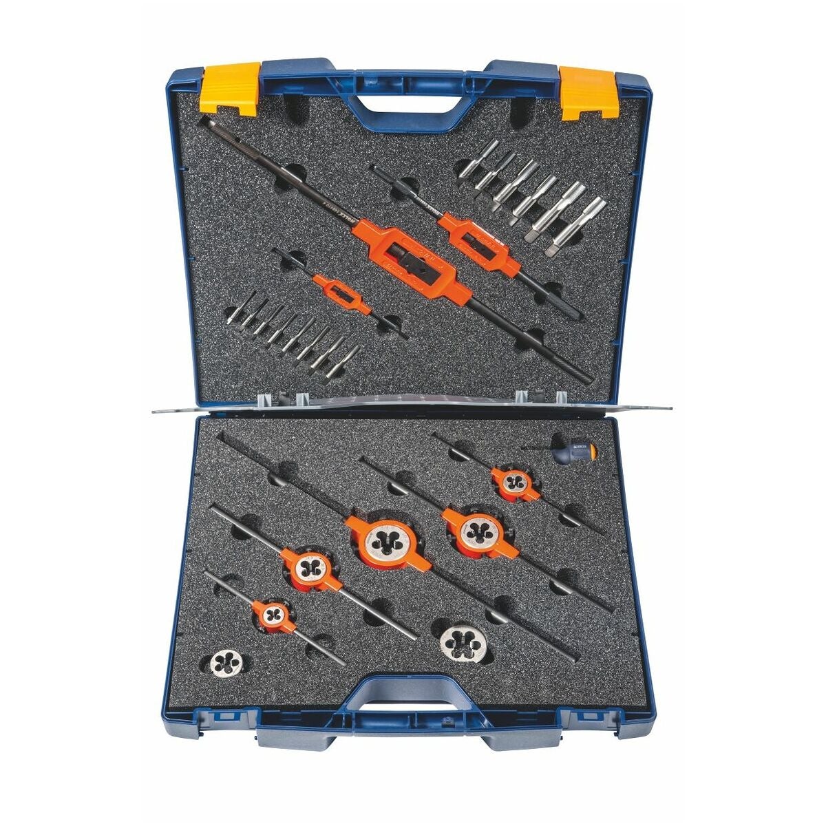 Sats med UNF-gängverktyg i plastväska