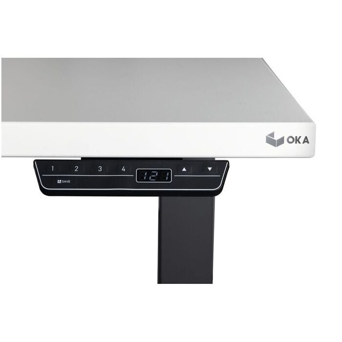 Skrivbord med elektrisk höjdinställning 1600 mm