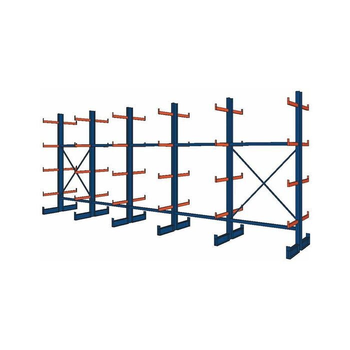 Kragarmsställ, tvåsidigt 6250 mm