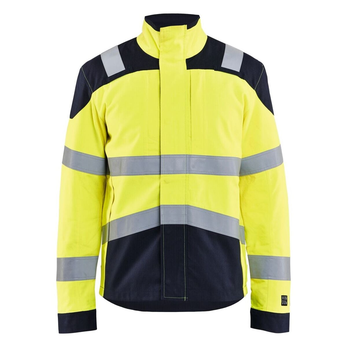 Multinormjacka, inherent gul/marinblå