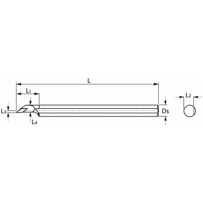 Invändig skärhållare HM 10/07 mm