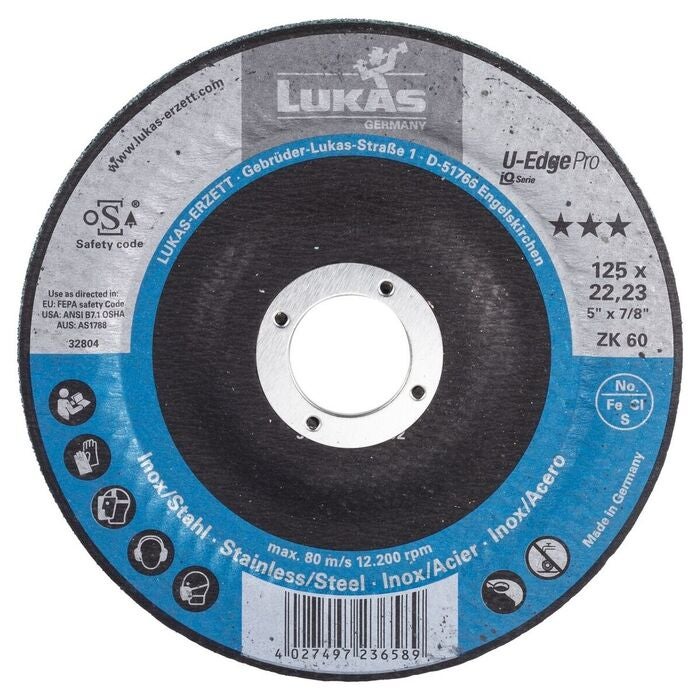 Kompakt slipskiva U-Edge Pro (ZA) 60
