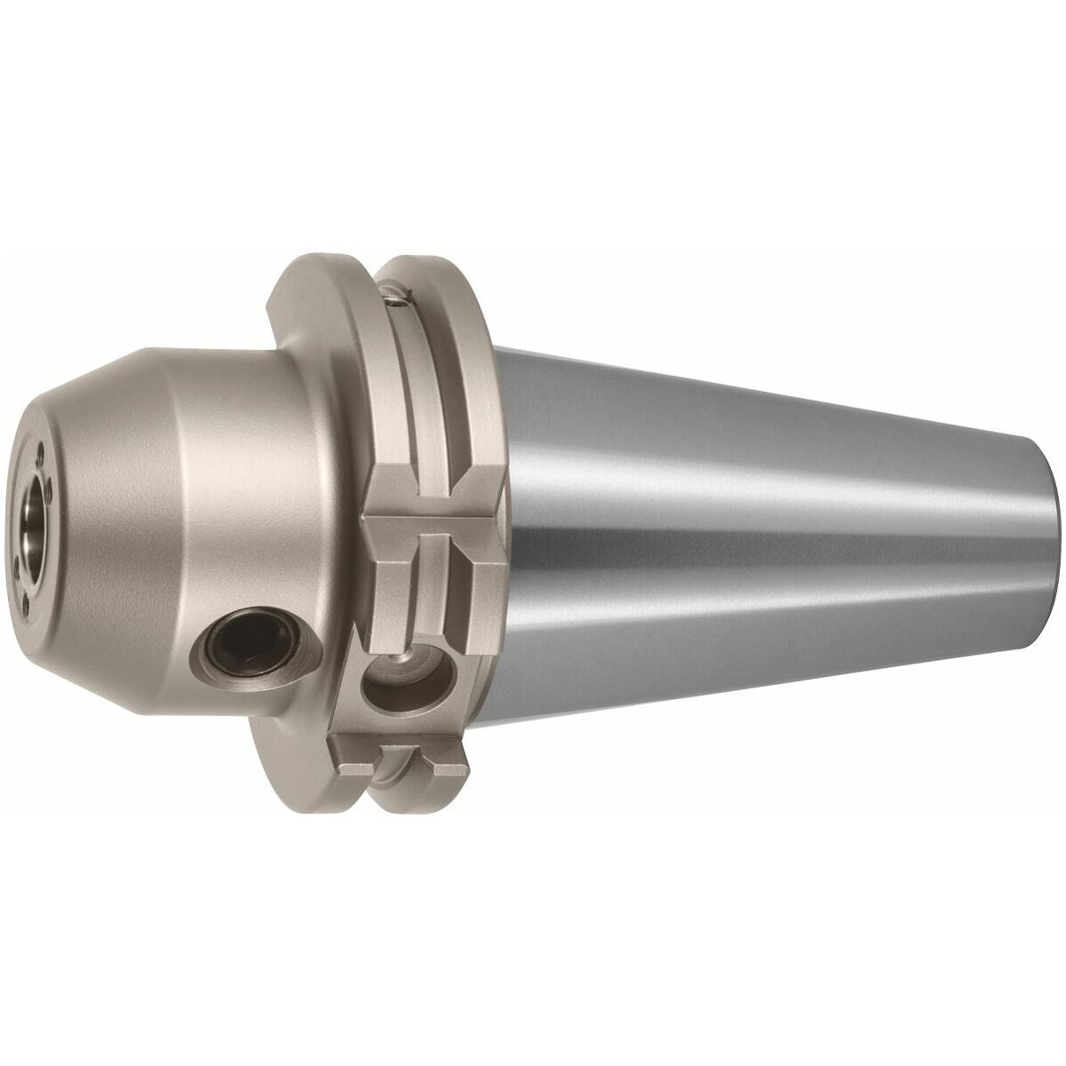 Weldonhållare form ADB med kylkanalborrhål, förnicklade. SK 40 kort