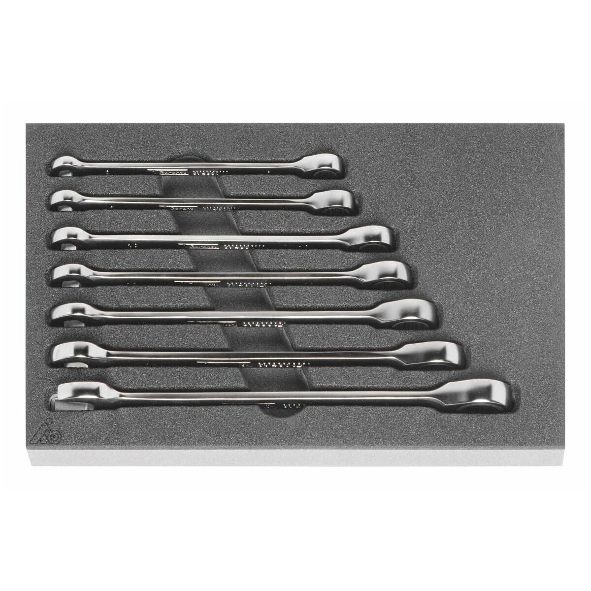 Fast ringspärrnyckelsats