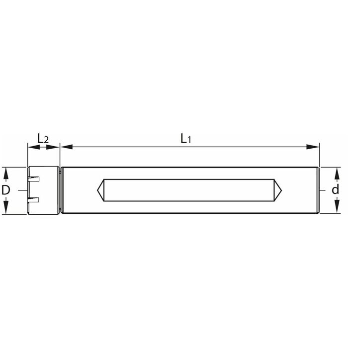 ER-hylschuckar cylindriska 20