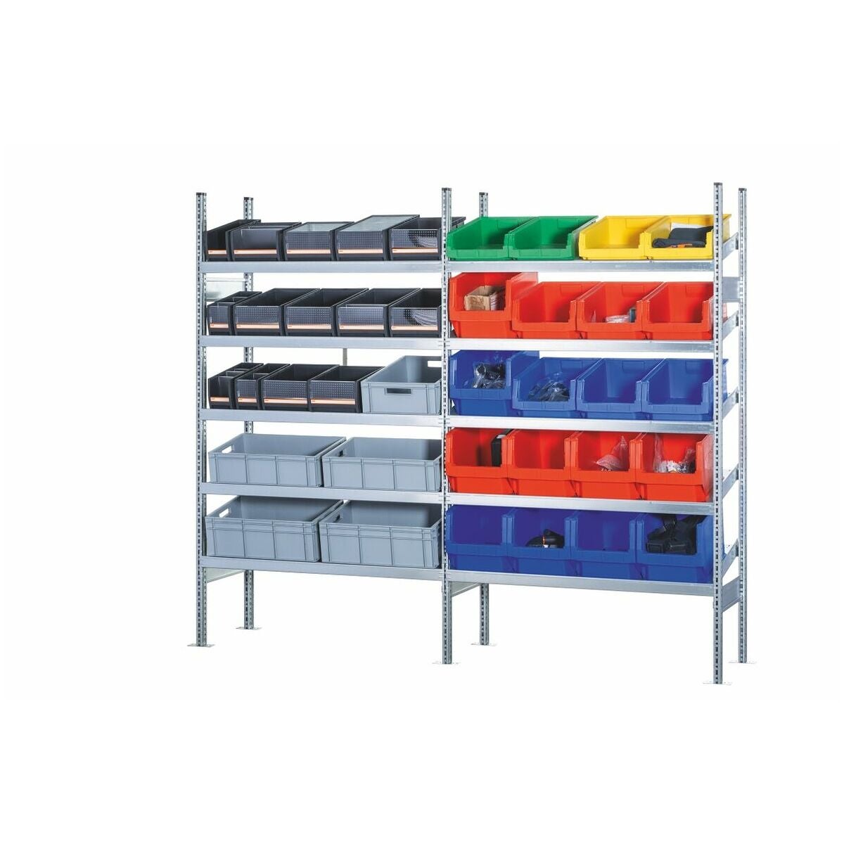 Grundhyllställ för materialtillförsel Bredd 1292 mm 800 mm