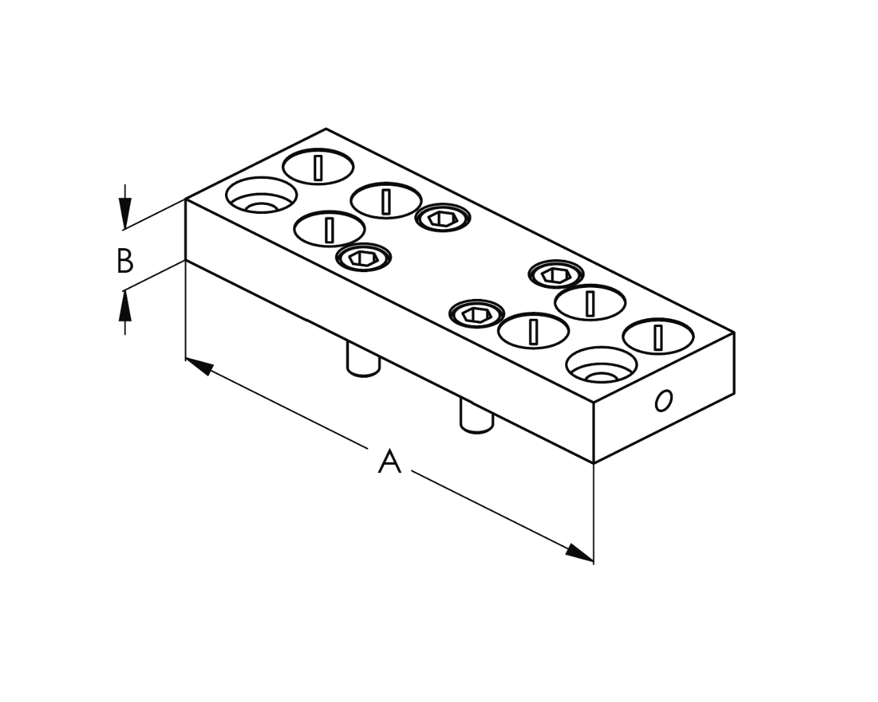 Fast adapterplatta SGA 160