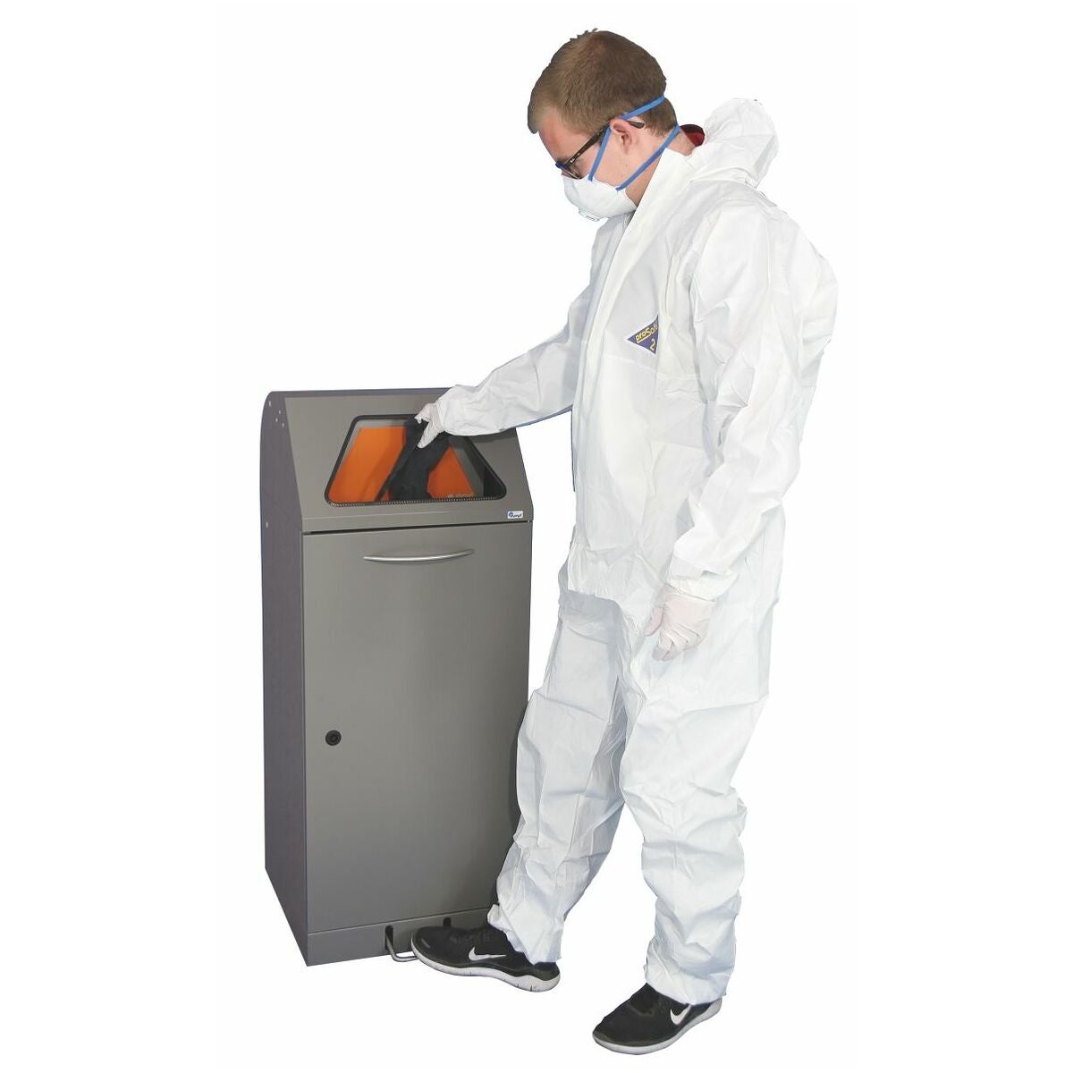 Uppsamlingsbehållare med tank med lock 60 l