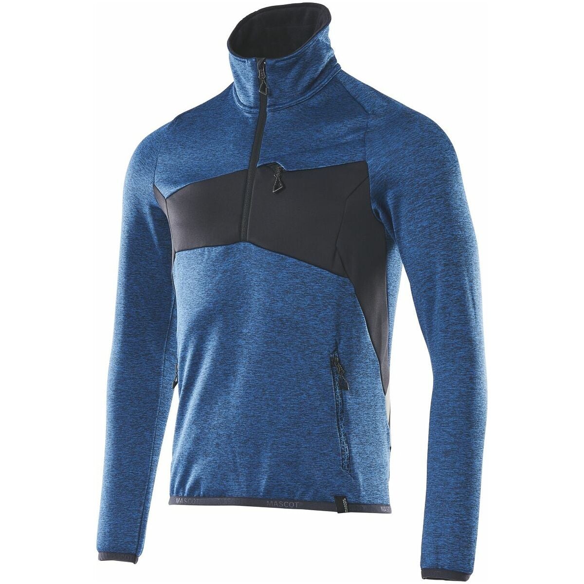 Fleece ACCELERATE azurblå / svartblå