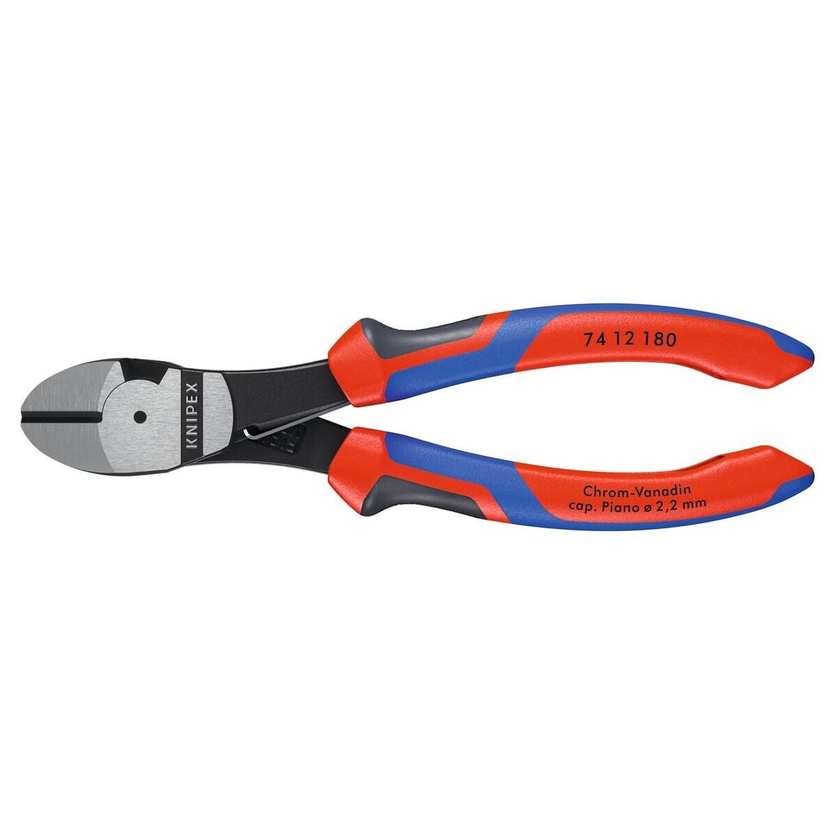 Kraftsidavbitare, polerad, med returfjäder