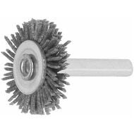 Rundborste med skaft mikroabrasiv, SiC kornstorlek 120 30X6 mm