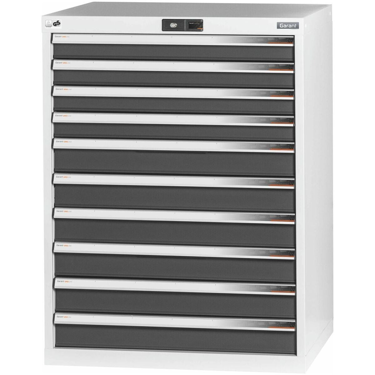 Verktygsskåp komplett med lådor 200 kg 26×24G