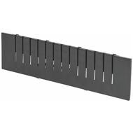 Slitsade kantlister, set 2 delar Djup 16G 250 mm