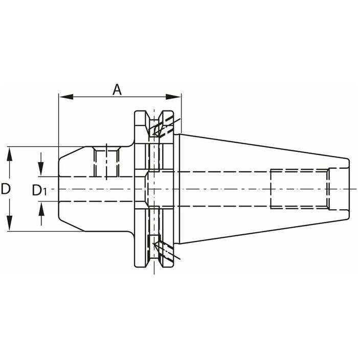 Weldonhållare form ADB 32 mm