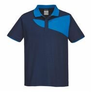 Pikétröja PW2 mörkblå/royalblå