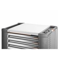 Bambuarbetsskiva för XL ToolCar med yta av förzinkad stålplåt